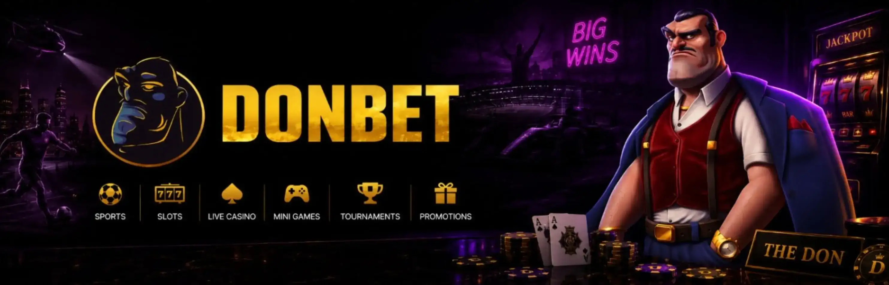 DonBet - Sports, Slots, Live Casino, Mini Games, Tournaments, Promotions